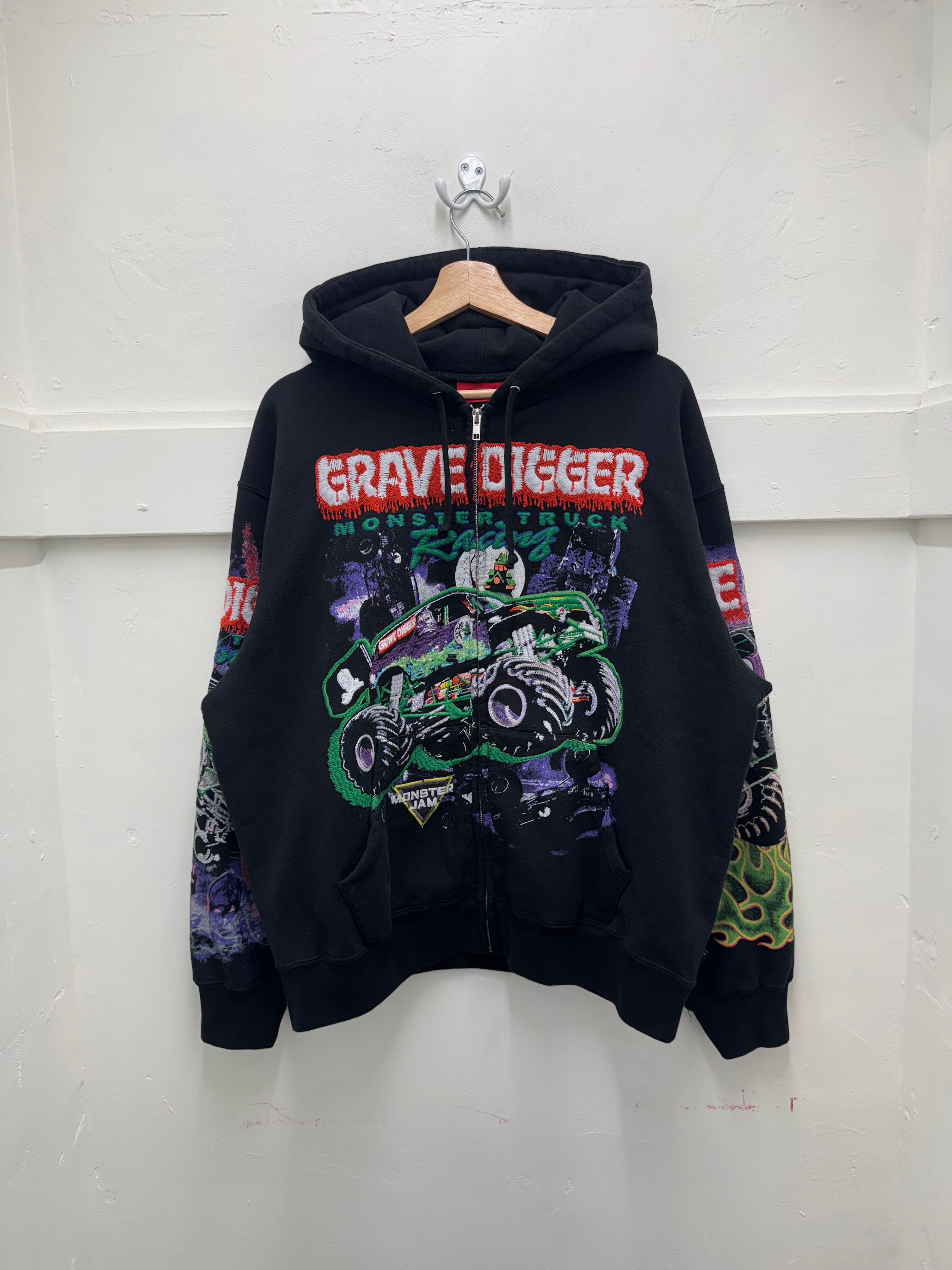 Supreme x Monster Jam Zip Up Gravedigger Zip Up SZ: Small - New