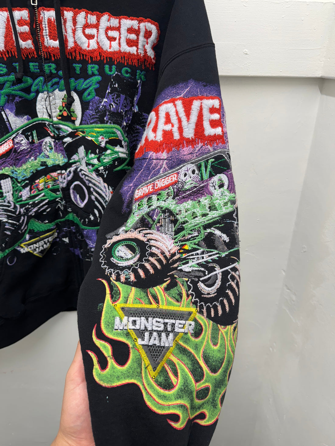 Supreme x Monster Jam Zip Up Gravedigger Zip Up SZ: Small - New