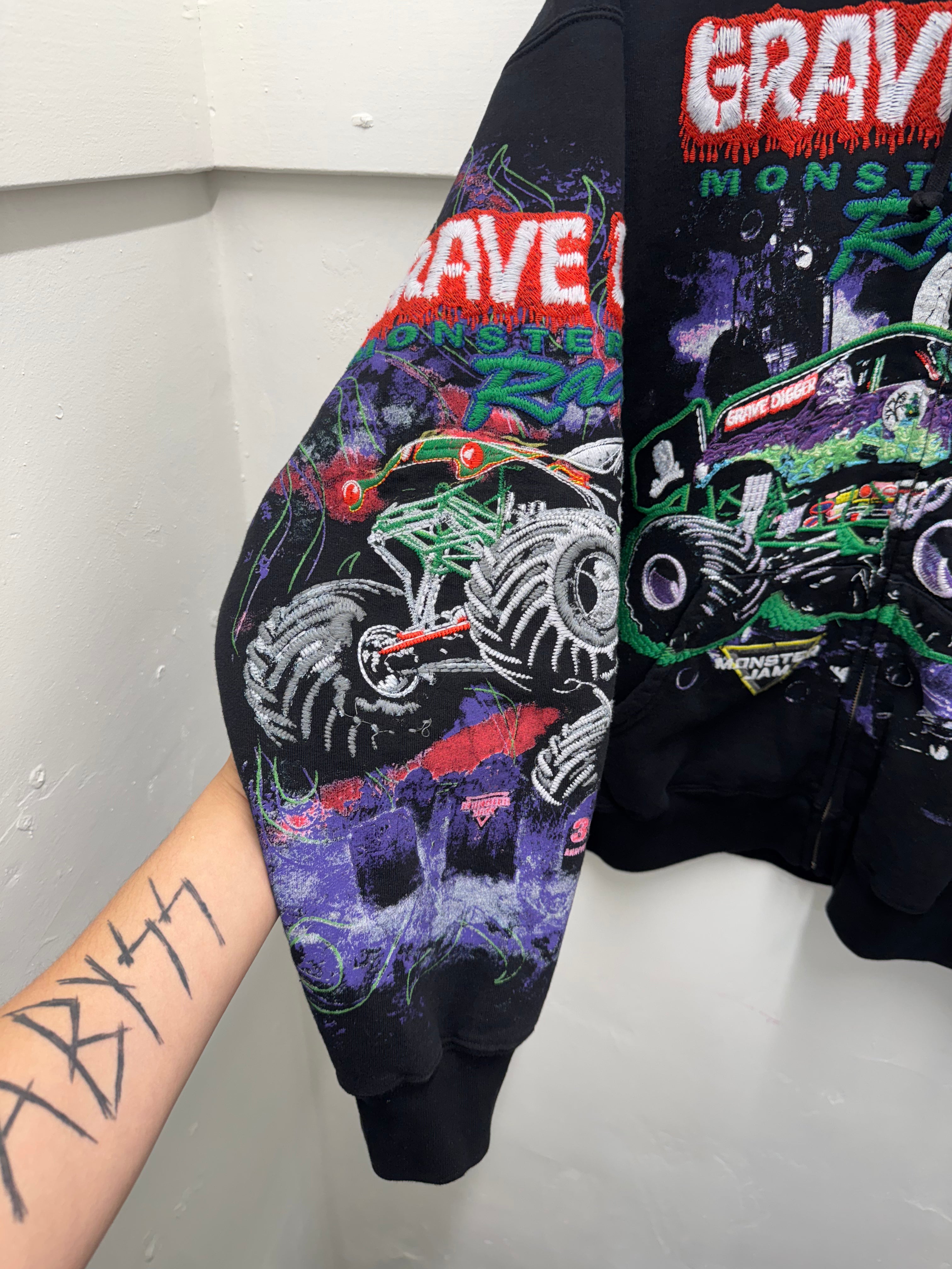 Supreme x Monster Jam Zip Up Gravedigger Zip Up SZ: Small - New