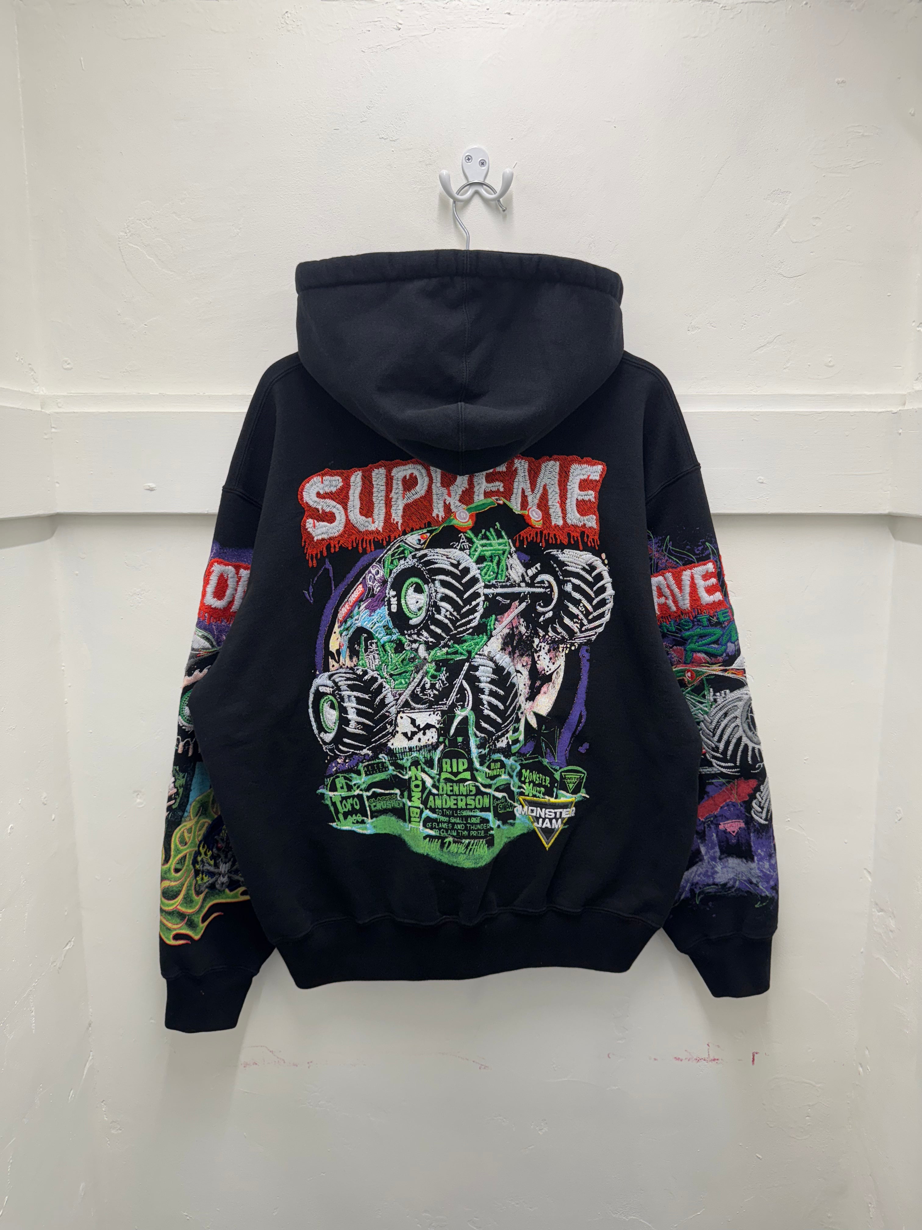 Supreme x Monster Jam Zip Up Gravedigger Zip Up SZ: Small - New