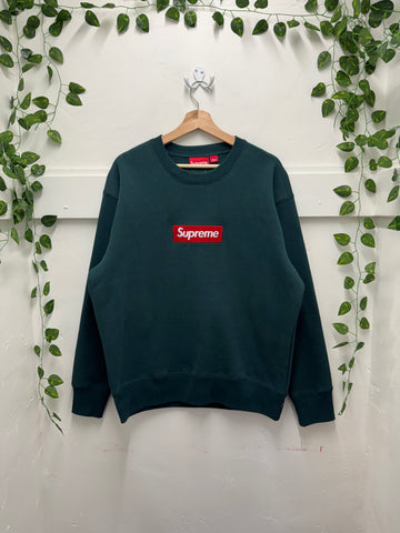 Supreme Dark Pine Crewneck L/S SZ: S - New
