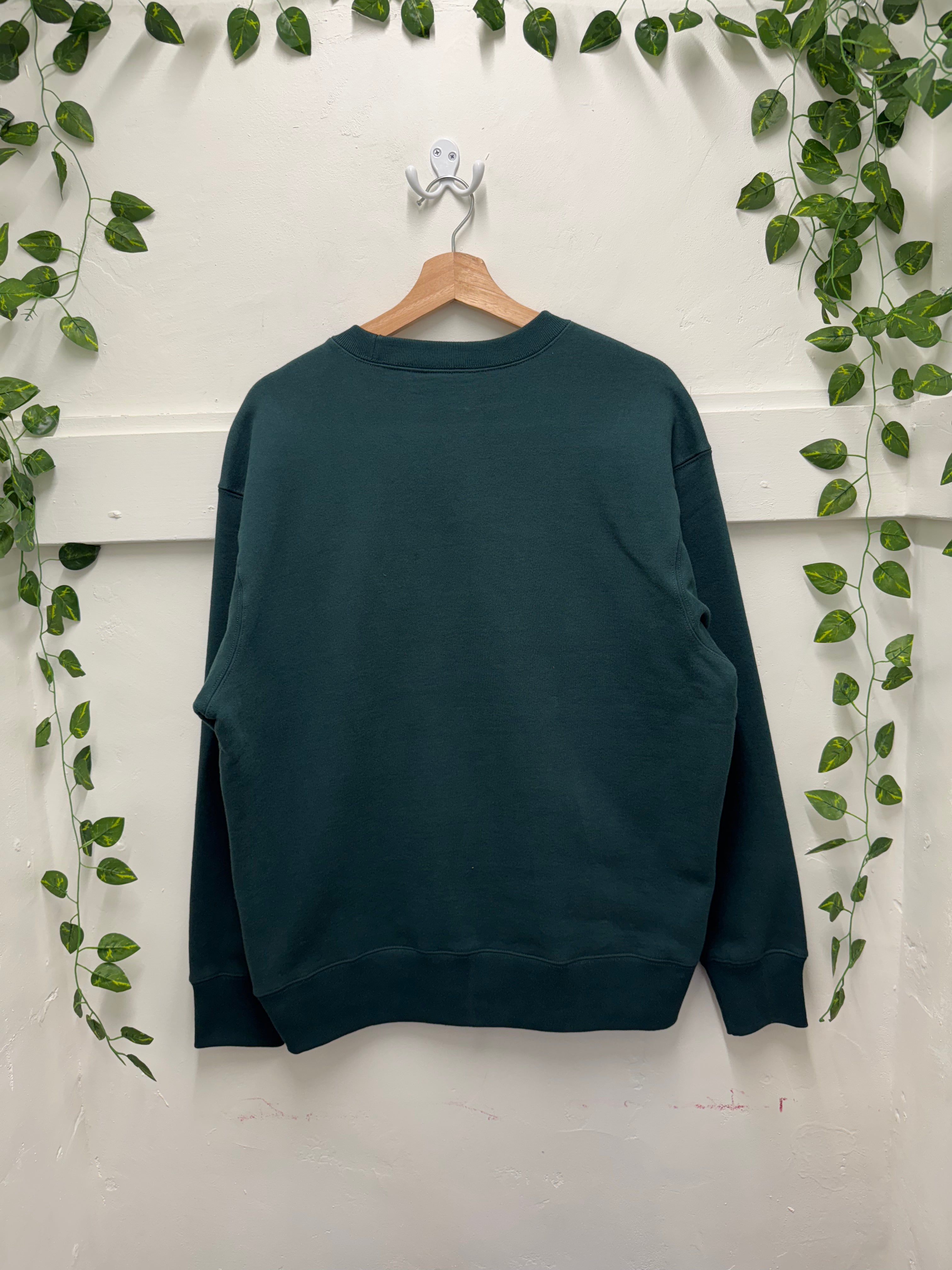Supreme Dark Pine Crewneck L/S SZ: S - New