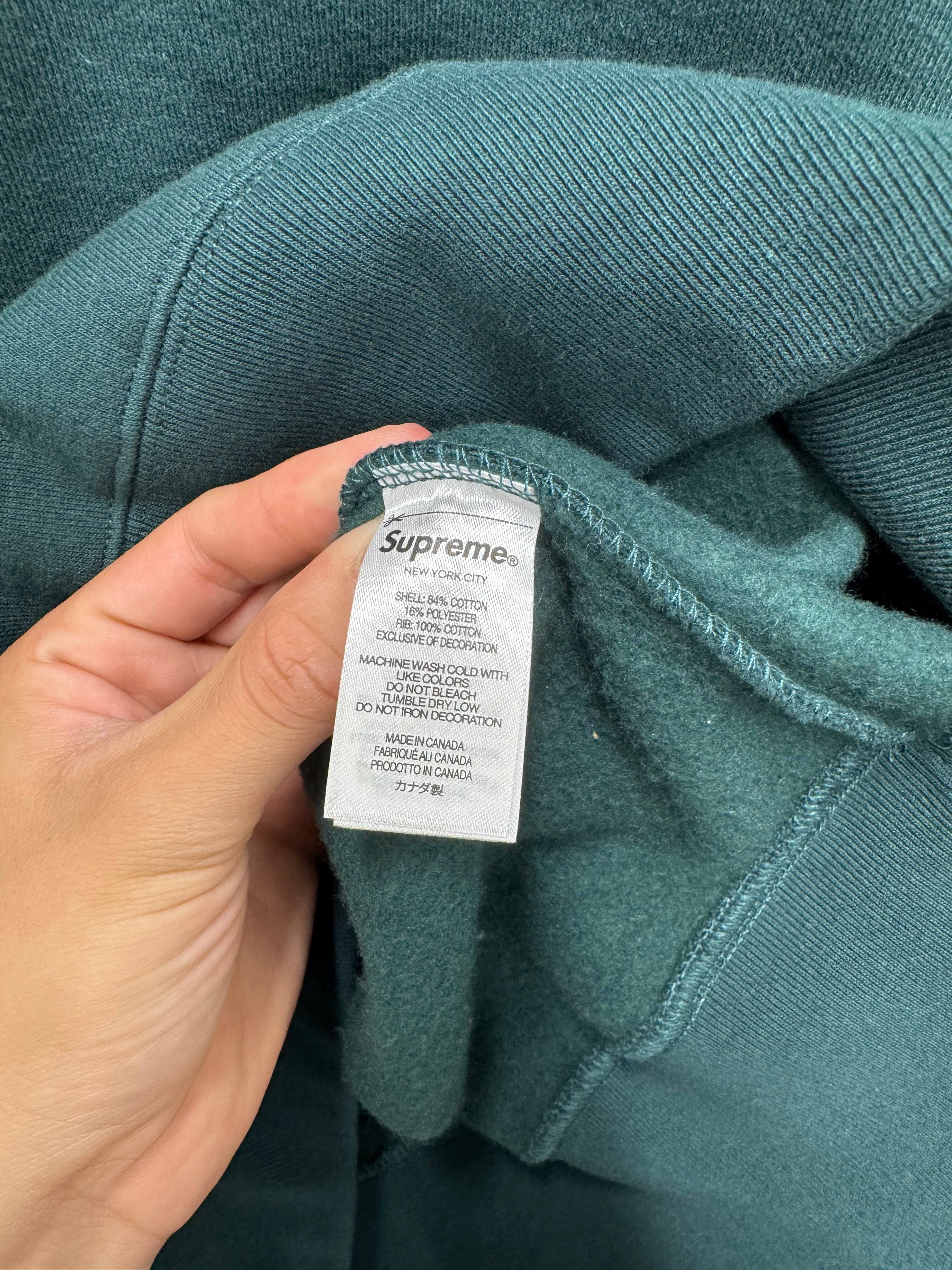 Supreme Dark Pine Crewneck L/S SZ: S - New