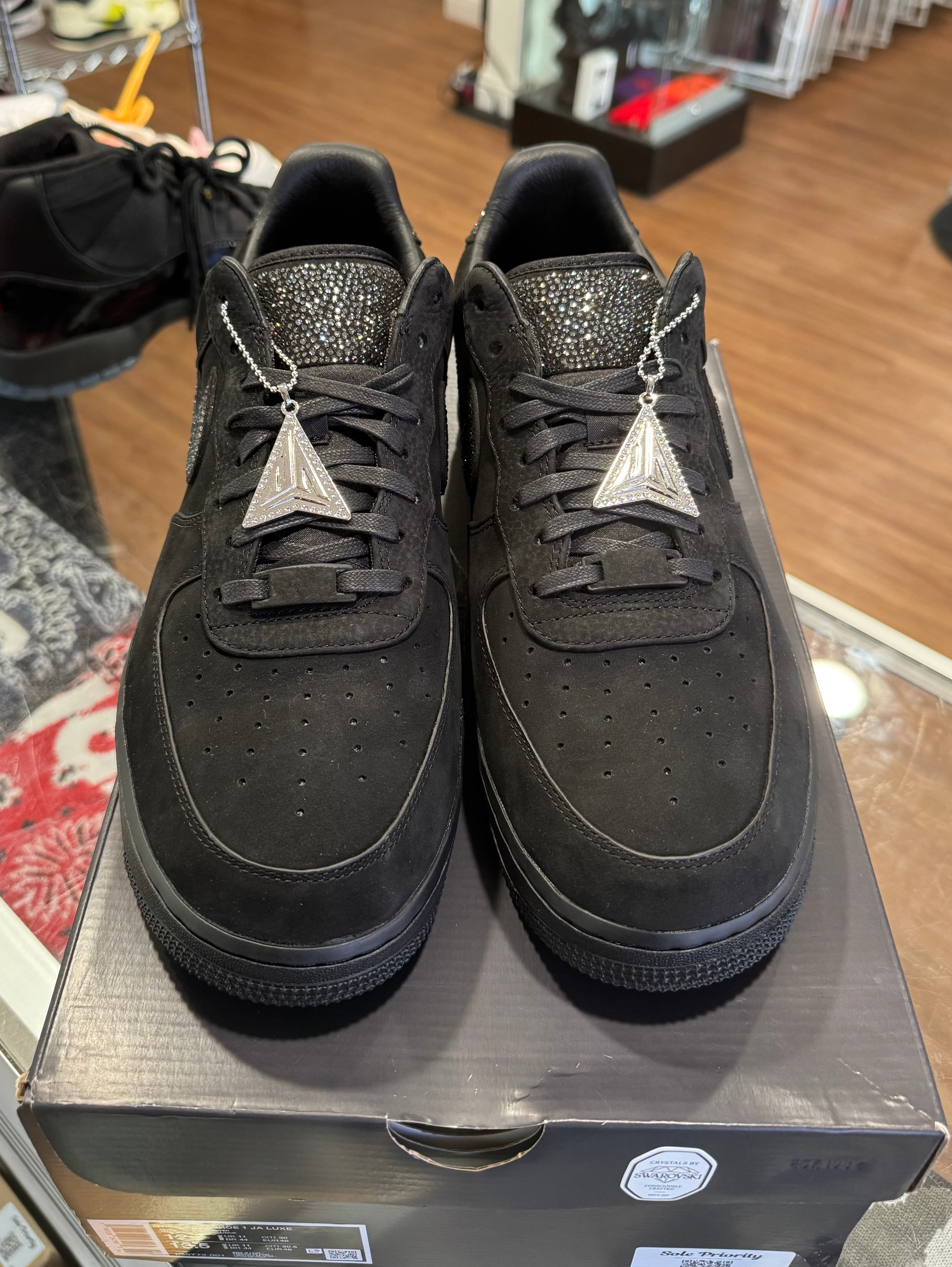 Nike Air Force 1 Low Ja Morant x Swarovski Black SZ: 12M - New