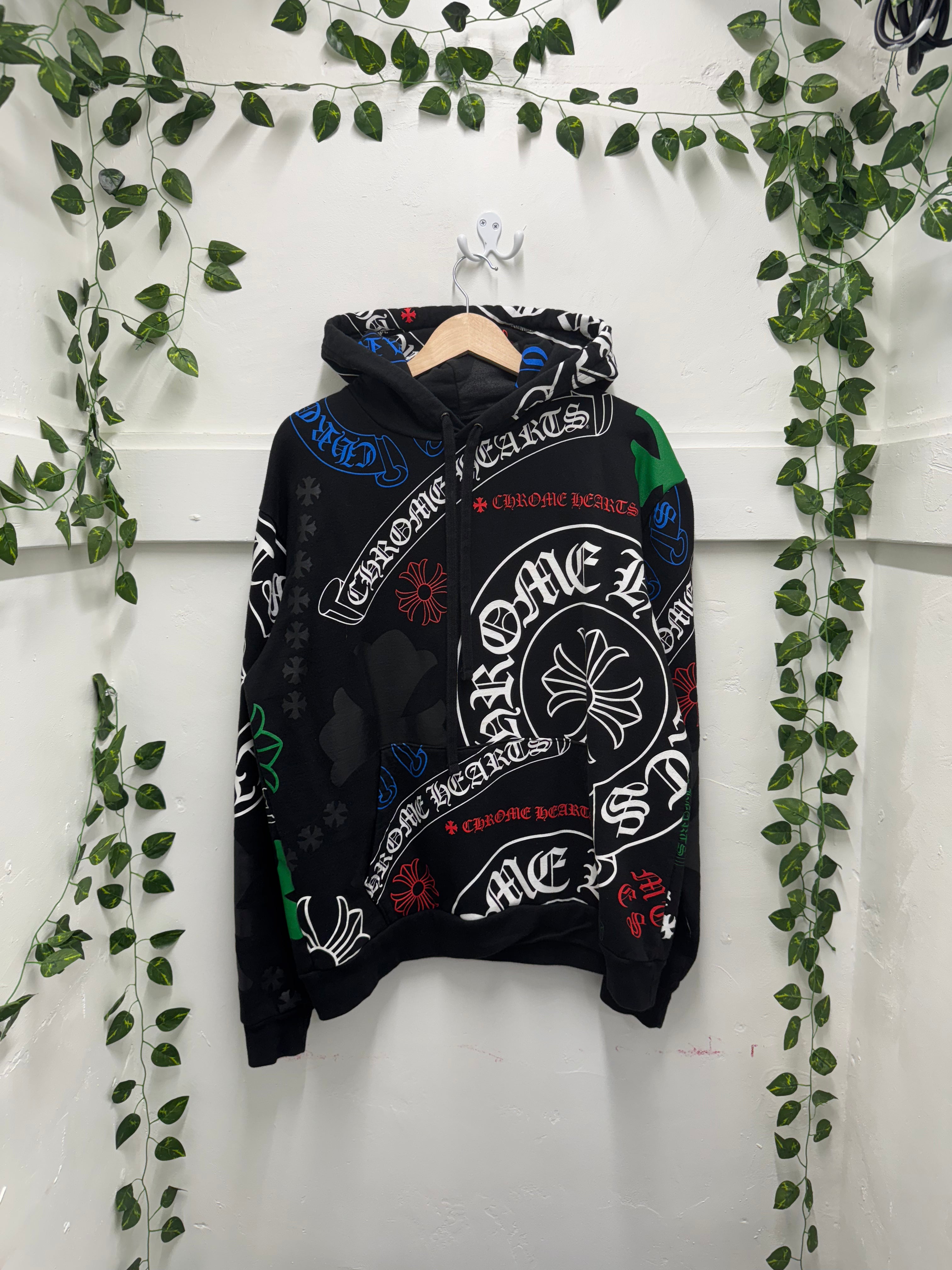 Chrome Hearts Stencil Hoodie - SZ: Medium - Pre-Owned